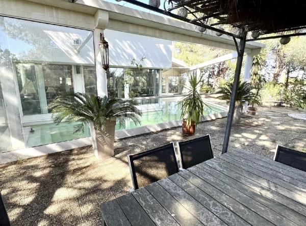 maison architecte piscine jardin