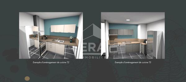 A VENDRE  SARRIANS Appartements T2 46m² et T3 64m²