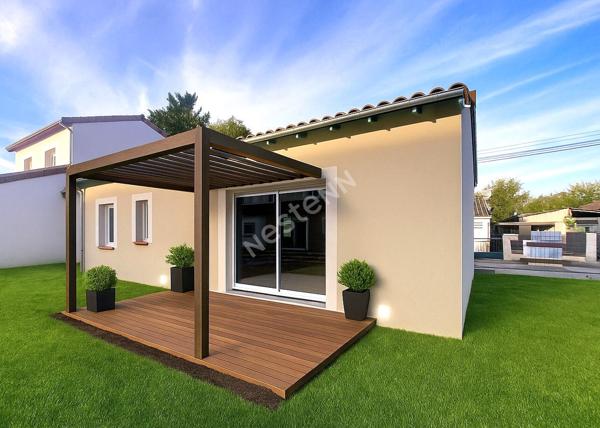 Maison neuve plain-pied hors d'eau / hors d'air 72 m² Caussade