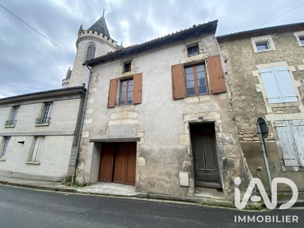 Maison à vendre 3 pièces 55 m² La Rochefoucauld-en-Angoumois