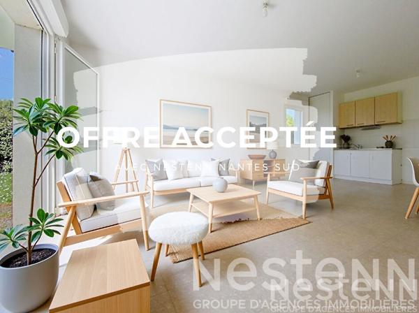 OFFRE ACCEPTEE - SAINT SEBASTIEN SUR LOIRE APPARTEMENT T2 AVEC JARDIN PRIVATIF 130 M2 CAVE ET STATIONNEMENT