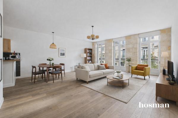 Appartement traversant de 3 pièces avec balcon, Proche Gare, Bordeaux