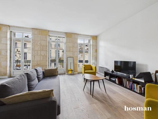 Appartement traversant de 3 pièces avec balcon, Proche Gare, Bordeaux
