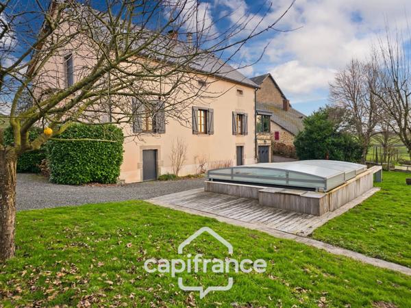 Dpt nièvre (58), MILLAY, Maison à vendre 9 pièces, 207m², 1.71 ha, piscine, dépendances, Morvan
