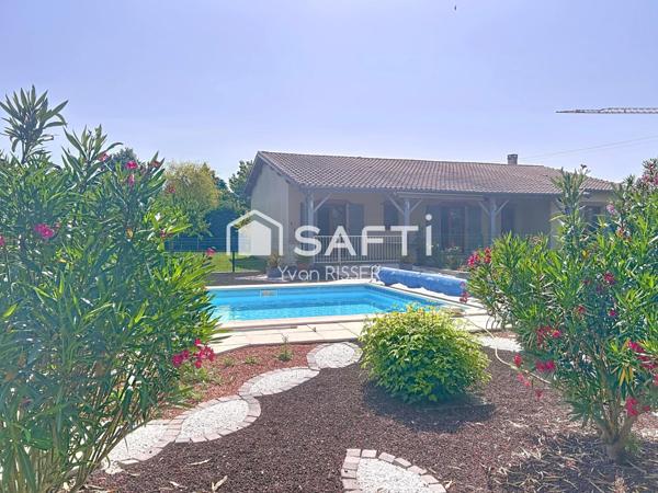 Belle maison de 126m2 sur un terrain de 2600m2