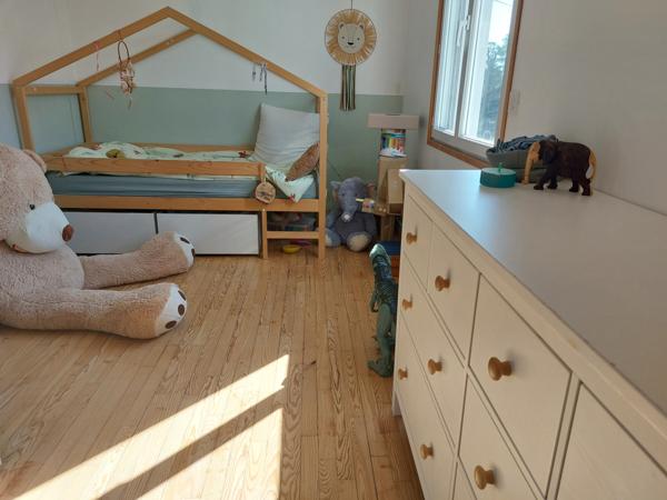 3 chambres et 1 bureau