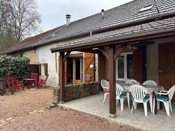 Le Breuil – Charmante propriété avec 2 espaces de vie et accès direct à la rivière Le Breuil (03120)