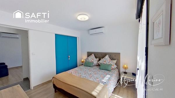 Saint-Aygulf – Villa rénovée 4 ch, piscine, double garage, proche plages