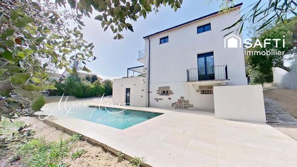 Saint-Aygulf – Villa rénovée 4 ch, piscine, double garage, proche plages