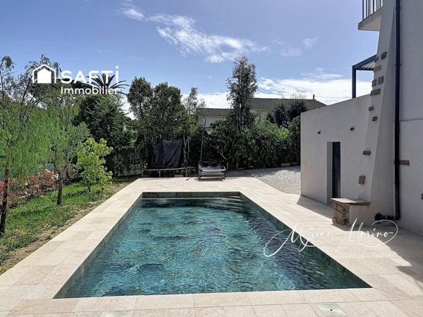 Saint-Aygulf – Villa rénovée 4 ch, piscine, double garage, proche plages