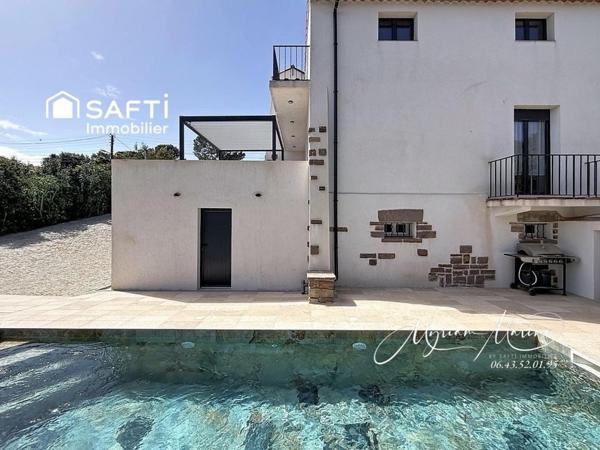 Saint-Aygulf – Villa rénovée 4 ch, piscine, double garage, proche plages
