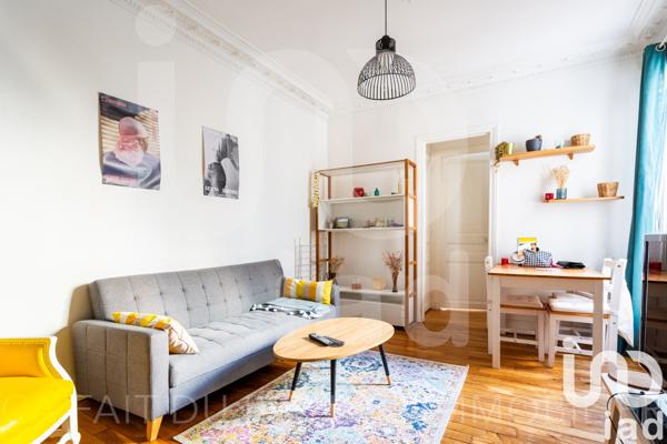 Appartement à vendre 3 pièces 47 m² Paris 19