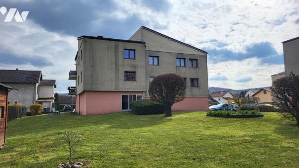 MANDEURE, En copropriété, un appartement loué  de type deux pièces avec cave et garage