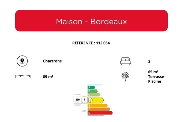 Maison à vendre 4 pièces de 89 m²