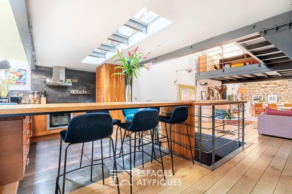 Loft dans une ancienne fabrique de faïence proche du canal St Martin