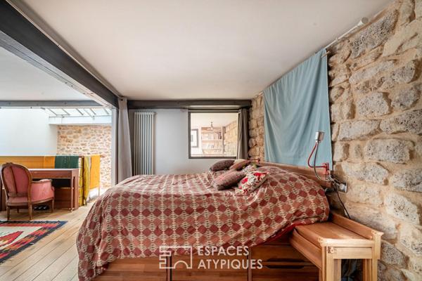 Loft dans une ancienne fabrique de faïence proche du canal St Martin