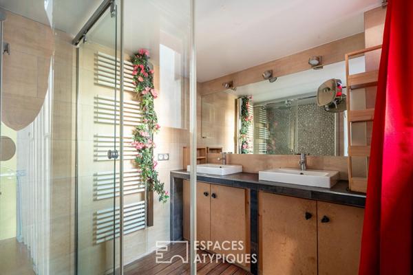 Loft dans une ancienne fabrique de faïence proche du canal St Martin