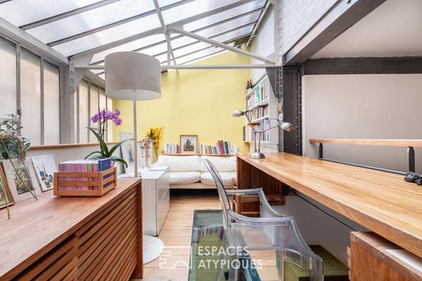 Loft dans une ancienne fabrique de faïence proche du canal St Martin