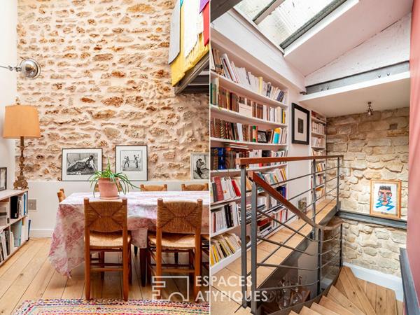 Loft dans une ancienne fabrique de faïence proche du canal St Martin