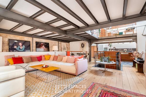 Loft dans une ancienne fabrique de faïence proche du canal St Martin