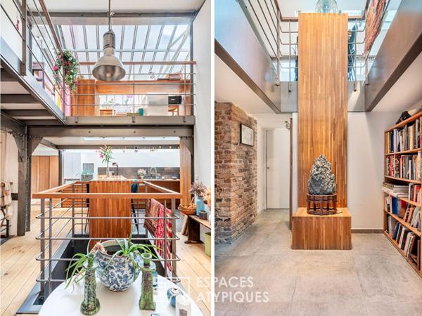 Loft dans une ancienne fabrique de faïence proche du canal St Martin