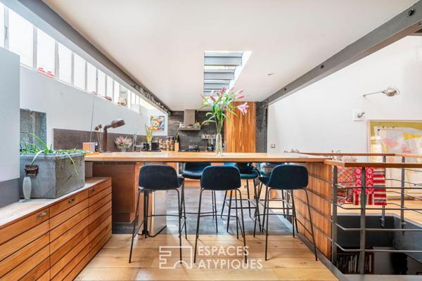 Loft dans une ancienne fabrique de faïence proche du canal St Martin