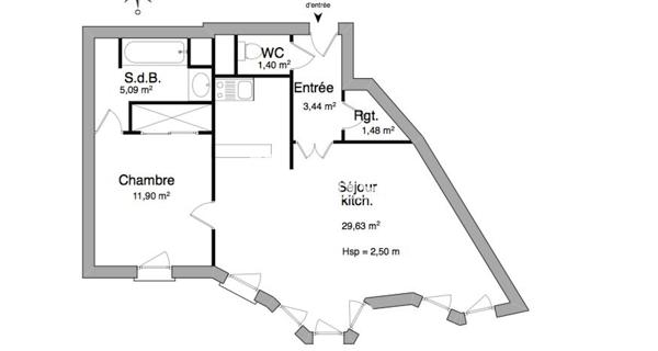 Location Appartement 2 pièces 52.94 m² - Clermont-ferrand 63000