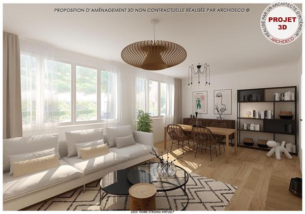 Appartement Montreuil 3 pièce(s) 69,33 m2