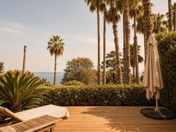 APPARTEMENT 3 PIECES - 72 M² - TERRASSE 49M² - VUE MER - GARAGE - PISCINE - TENNIS - 5 MIN CANNES
(English version Below)
Laurent Morin, spécialiste des propriétés avec vue mer, vous propose ce superbe appartement entièrement rénové par un architecte, situé au sein d’une résidence recherchée à Vallauris – Golfe-Juan.
D’une superficie de 72 m², l’appartement vendu meublé bénéficie d’une rénovation particulièrement soignée, réalisée avec des matériaux de grande qualité et une attention portée à chaque détail. Il se compose comme suit:
- Un hall d'entrée
- Un vaste séjour de 37m² avec cuisine qui ouvre sur la terrasse vue mer
- 2 chambres (12.6 et 9.3m²)
- Une salle de douche
- Un WC indépendant
- Une grande terrasse d'environ 50m² avec vue mer et Cap d'Antibes
- Un Garage de 21.5m² avec espace cave 

La résidence propose un cadre de vie privilégié avec un jardin parfaitement entretenu, une piscine et un terrain de tennis
Idéalement situé, l’appartement se trouve à seulement 5 minutes du centre de Cannes et de Golfe Juan tout en bénéficiant d’un environnement résidentiel et sécurisé.

Informations complémentaires
* Vendu meublé
* Charges de copropriété : 5200€ / an (433€ /mois)
* Taxe foncière : non connue à ce jour
* DPE : en cours

Contactez-moi 24h/24 et 7j/7 pour obtenir davantage d’informations ou organiser une visite privée.
--------------------------------------------
 3-BEDROOM APARTMENT – 72 SQM – 49 SQM TERRACE – SEA VIEW – GARAGE – SWIMMING POOL – TENNIS COURT – 5 MIN FROM CANNES
Laurent Morin, a specialist in sea-view properties, presents this elegant apartment, completely renovated by an architect, located in a sought-after residence in Vallauris.
Offering  72 sqm of living space, the apartment fully furnished has undergone a particularly high-quality renovation, using premium materials and with meticulous attention to detail.
It comprises:
* An entrance hall
* A spacious living room with an open-plan kitchen, opening onto the sea-view terrace
* 2 bedrooms
* A shower room
* A separate WC
* A large terrace of approximately 49 sqm, offering stunning views of the sea and Cap d’Antibes
* A garage with additional cellar/storage space

The residence offers a privileged lifestyle, featuring beautifully maintained landscaped gardens, a swimming pool and a tennis court.

Ideally located, the apartment is just 5 minutes from the centre of Cannes and Golfe-Juan, while enjoying a peaceful, secure and highly desirable residential setting.
 Additional Information :
* Fully furnished
*Co-ownership charges: 5200€ / year
*Property tax: Not yet known
*Energy Performance Certificate (DPE): In progress

Please contact me 24/7 for further information or to arrange a private viewing.