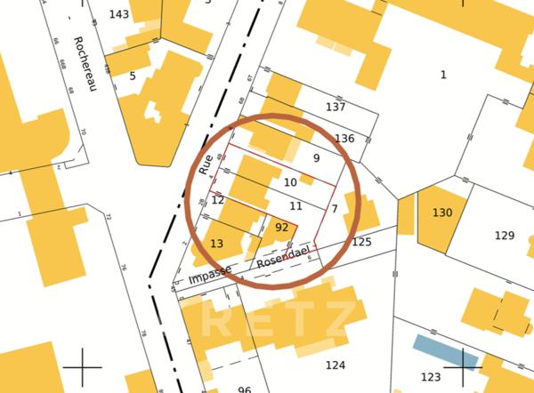 Maison de 305 m2 à construire sur terrain de 452 m2
