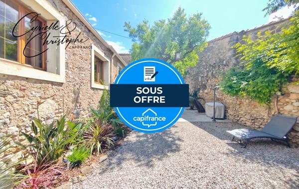 Dpt Hérault (34), à vendre à PAULHAN, maison vigneronne T5 205m² avec garage de 130m² et studio indépendant de 35m² - Terrain de 510 m2