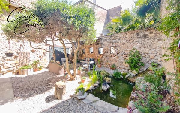 Dpt Hérault (34), à vendre à PAULHAN, maison vigneronne T5 205m² avec garage de 130m² et studio indépendant de 35m² - Terrain de 510 m2