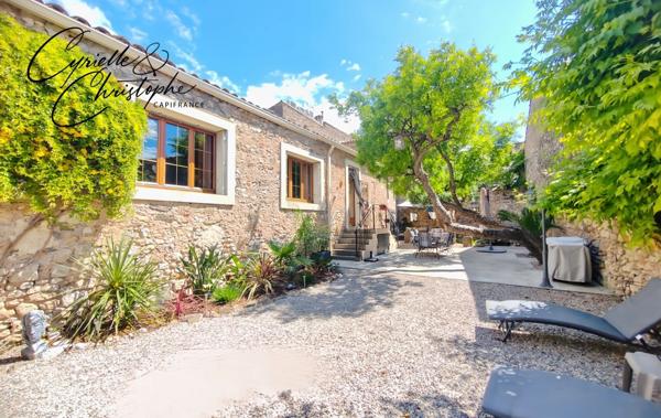 Dpt Hérault (34), à vendre à PAULHAN, maison vigneronne T5 205m² avec garage de 130m² et studio indépendant de 35m² - Terrain de 510 m2