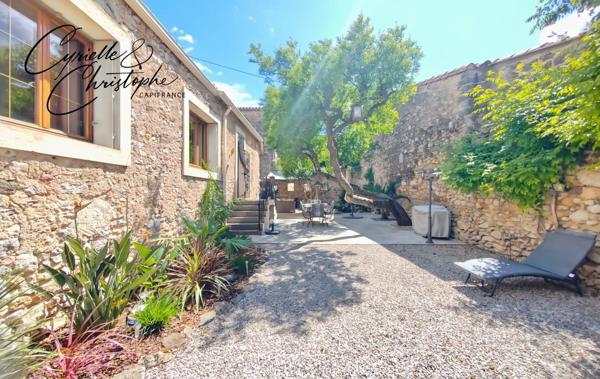 Dpt Hérault (34), à vendre à PAULHAN, maison vigneronne T5 205m² avec garage de 130m² et studio indépendant de 35m² - Terrain de 510 m2