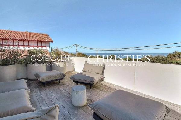 À vendre Bidart - Villa avec piscine au calme absolu avec vue sur l'océan