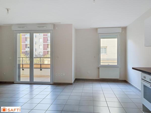 Appartement 3 pièces 61,5m² avec terrasse