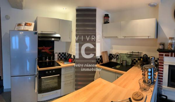 Maison de bourg rénovée - Meublée T3 60 m²  - garage - jardin VIGNEUX DE BRETAGNE