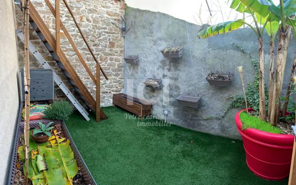 Maison de bourg rénovée - Meublée T3 60 m²  - garage - jardin VIGNEUX DE BRETAGNE