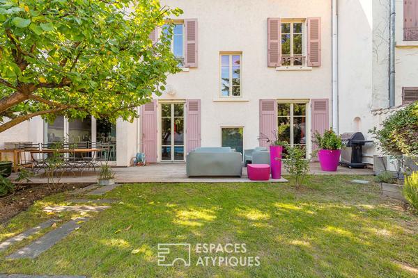 Maison familiale de caractère au centre d’Oullins