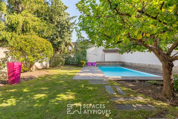 Maison familiale de caractère au centre d’Oullins