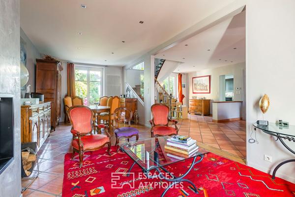 Maison familiale de caractère au centre d’Oullins