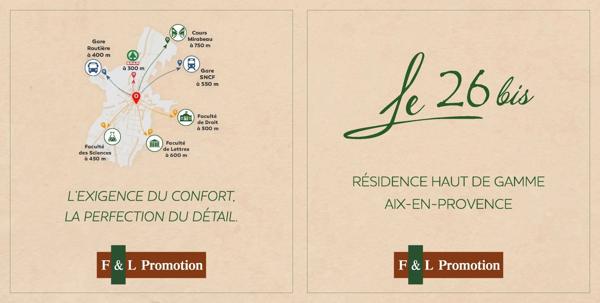 Vente                                                      Appartement
                        
                     1 pièces                      31 m2                     à Aix-en-Provence