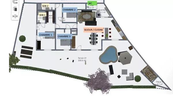 Vente Appartement 4 pièces 130 m2 à Corbara