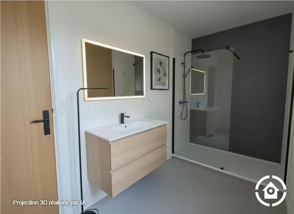 Maison semi plain-pied à RENOVER - 3 chambres - Jardins clos - Garage