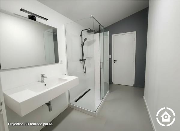 Maison semi plain-pied à RENOVER - 3 chambres - Jardins clos - Garage