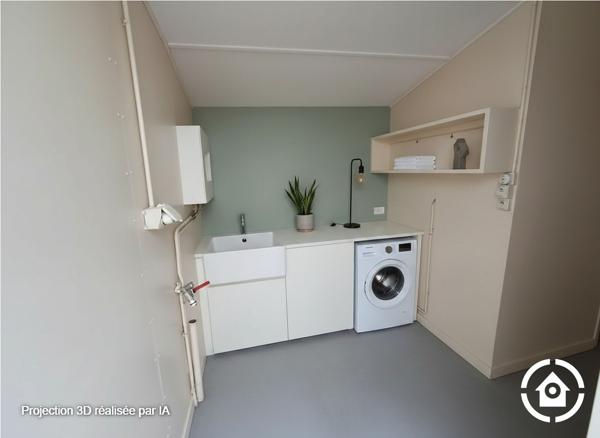 Maison semi plain-pied à RENOVER - 3 chambres - Jardins clos - Garage