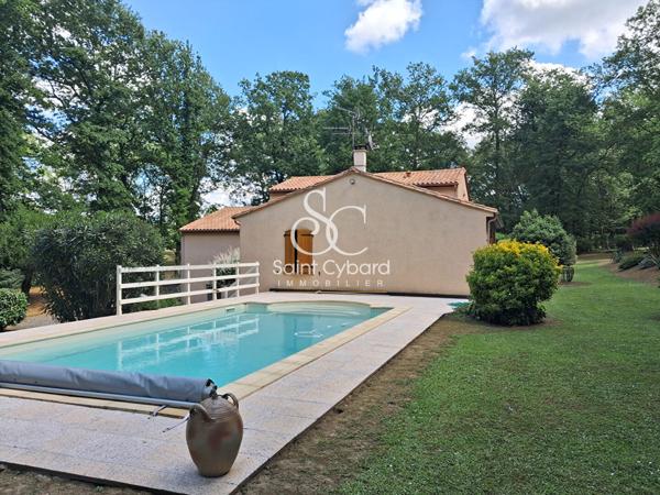 Garat – Maison Plain-pied – 3 chambres – jardin et piscine