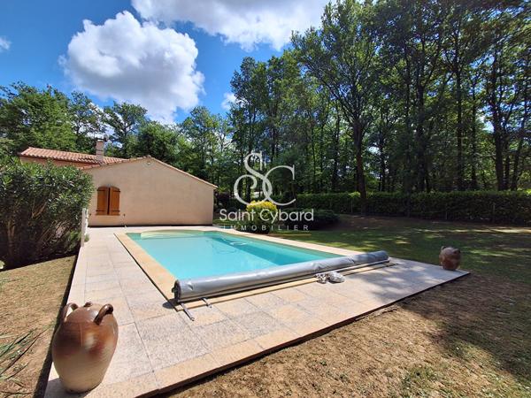 Garat – Maison Plain-pied – 3 chambres – jardin et piscine