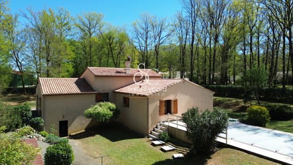 Garat – Maison Plain-pied – 3 chambres – jardin et piscine