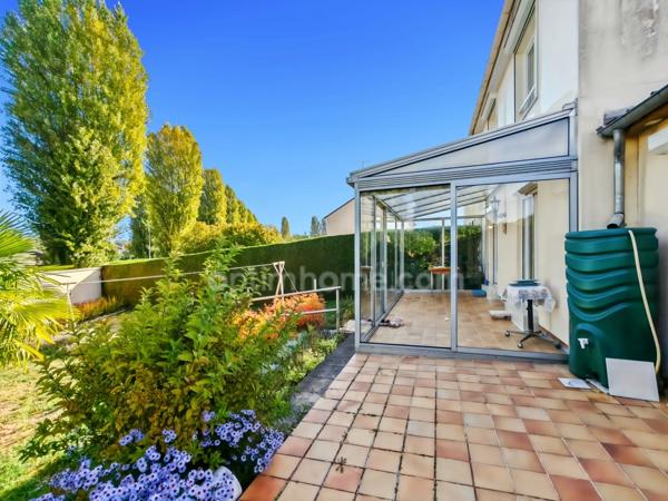 MOUY – Charmante maison familiale de 89,49 m² avec 3 chambres, jardin, garage et sous-sol